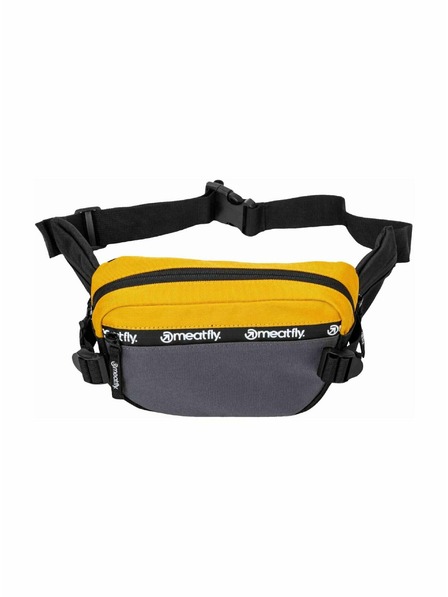 Meatfly Meatfly кръстна чанта Dash Dark Grey / Gold
