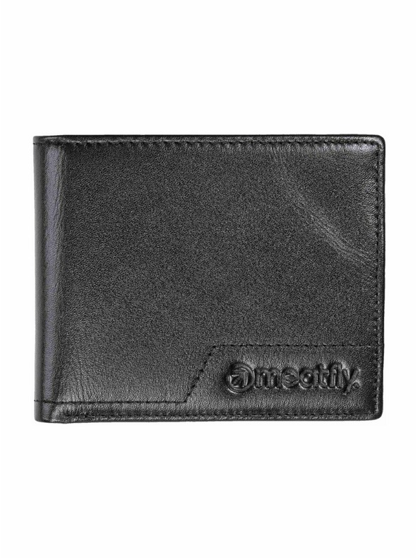 Meatfly Meatfly кожена портмоне Eliot Premium Black