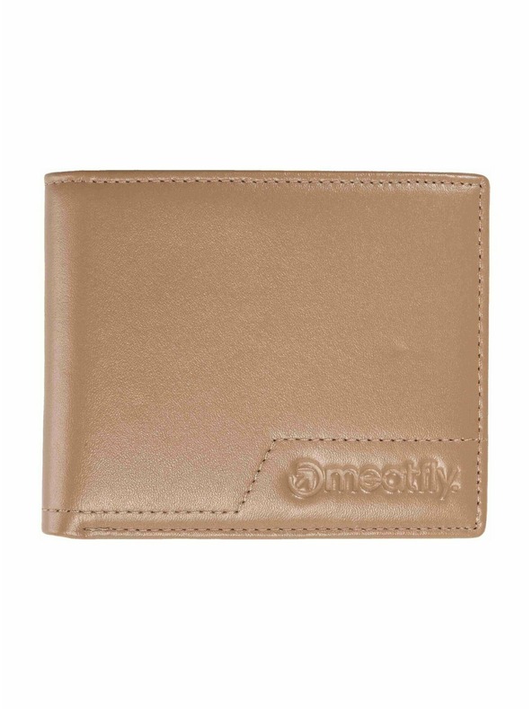 Meatfly Meatfly кожена портмоне Eliot Premium Light Brown