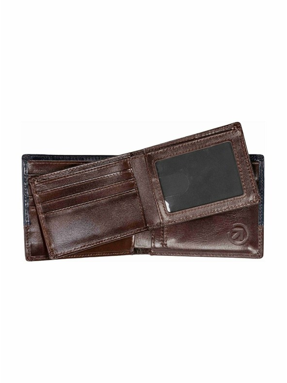 Meatfly Meatfly кожена портмоне Eddie Premium Navy / Brown