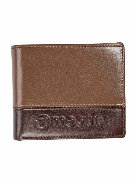 Meatfly Meatfly кожена портмоне Eddie Premium Brown