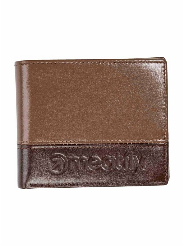 Meatfly Meatfly кожена портмоне Eddie Premium Brown