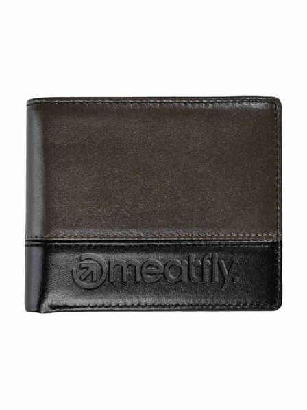 Meatfly Meatfly кожена портмоне Eddie Premium Grey