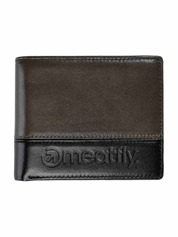 Meatfly Meatfly кожена портмоне Eddie Premium Grey