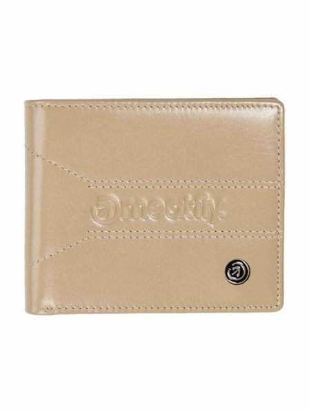 Meatfly Meatfly кожена портмоне Zac Premium Beige