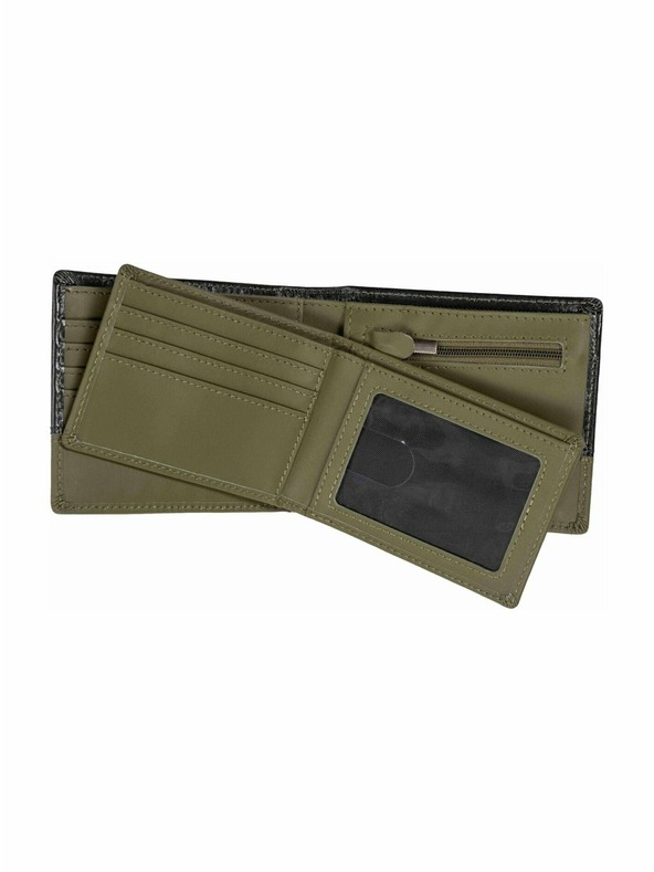 Meatfly Meatfly кожена портмоне Eddie Premium Olive / Black