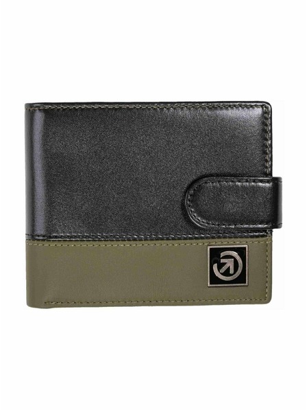 Meatfly Meatfly кожена портмоне Nathan Premium Olive / Black
