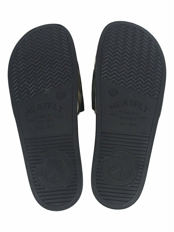 Meatfly Meatfly мъжки чехли Hudson Black Camo Ripstop