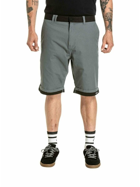 Meatfly Meatfly мъжки шорти Barry 2.0 Grey / Black Ripstop