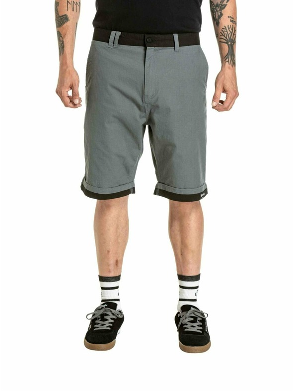 Meatfly Meatfly мъжки шорти Barry 2.0 Grey / Black Ripstop