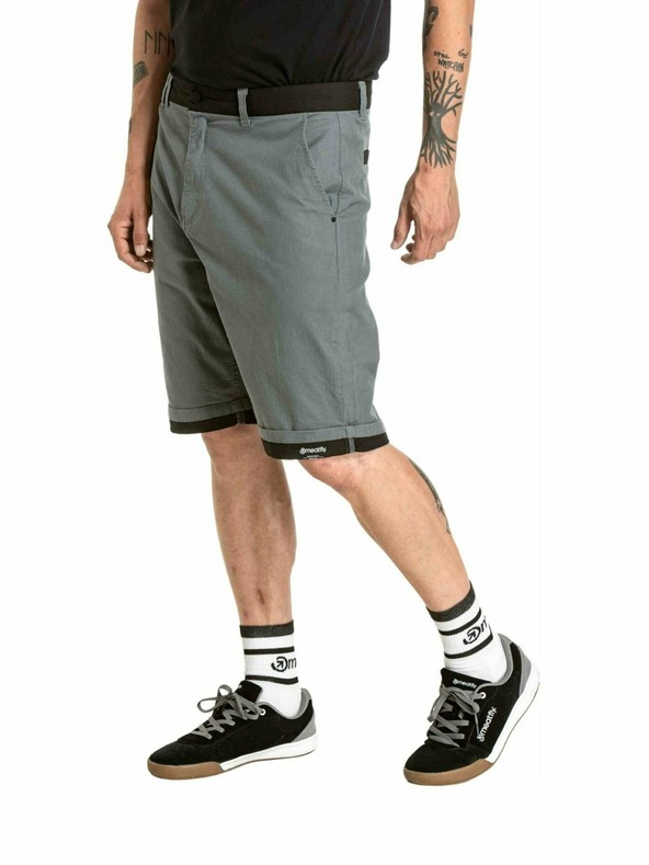 Meatfly Meatfly мъжки шорти Barry 2.0 Grey / Black Ripstop