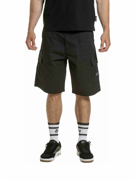 Meatfly Meatfly мъжки шорти Syndrom Black Ripstop