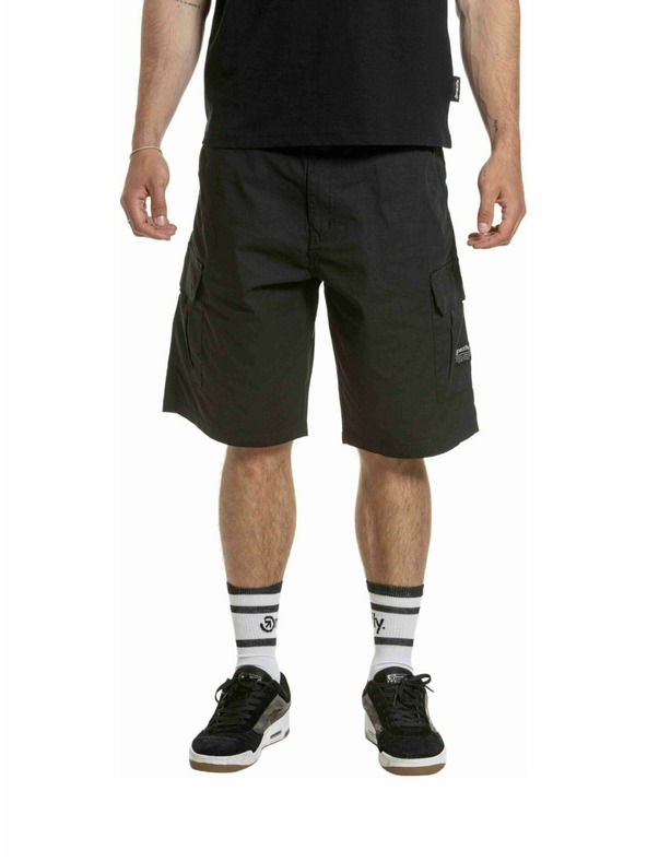 Meatfly Meatfly мъжки шорти Syndrom Black Ripstop