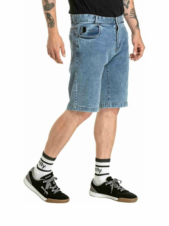 Meatfly Meatfly мъжки шорти Just 2.0 Denim Dirty Washed