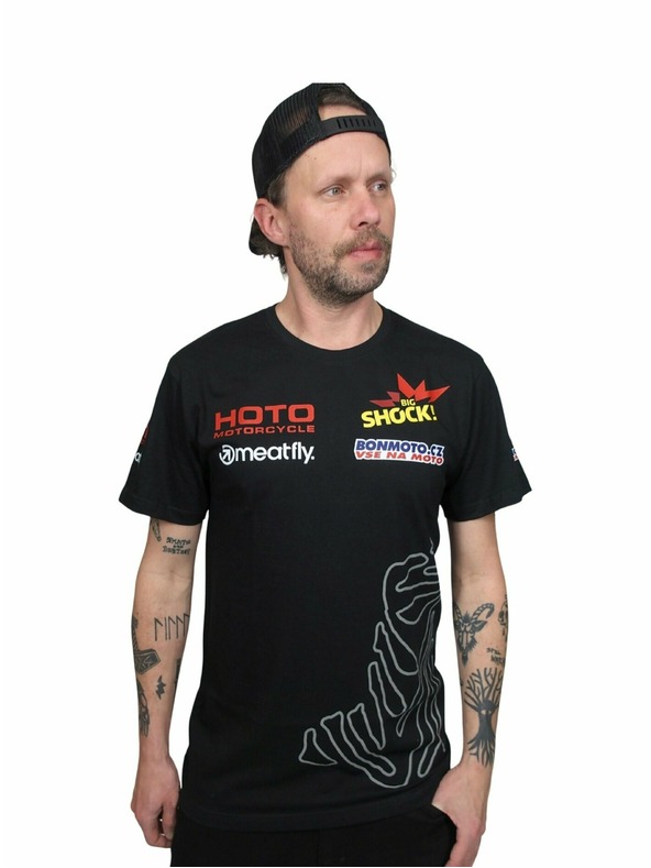 Meatfly Meatfly мъжка тениска Dakar Beduin Black