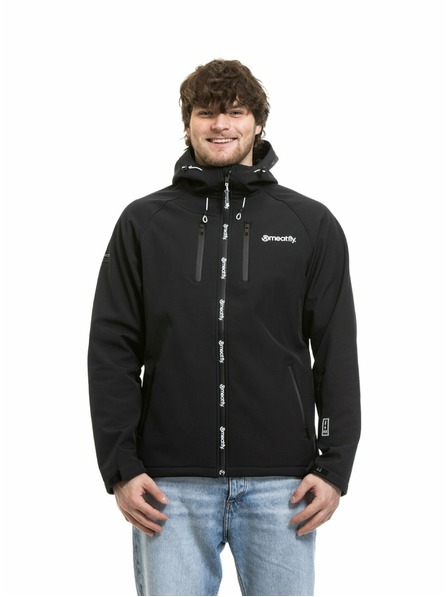 Meatfly Meatfly мъжко softshell яке Rasmussen Black