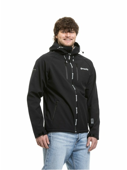 Meatfly Meatfly мъжко softshell яке Rasmussen Black