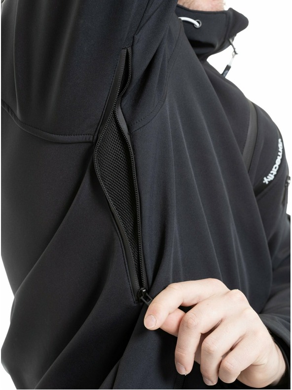 Meatfly Meatfly мъжко softshell яке Rasmussen Black