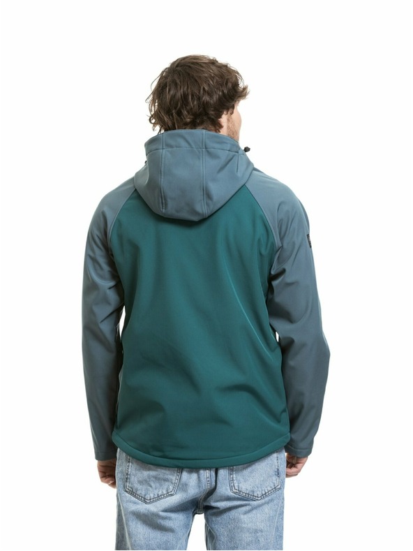 Meatfly Meatfly мъжко softshell яке Rasmussen Botanical / Blue Sea