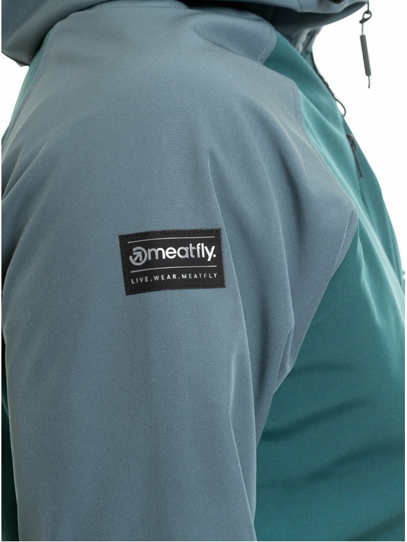 Meatfly Meatfly мъжко softshell яке Rasmussen Botanical / Blue Sea