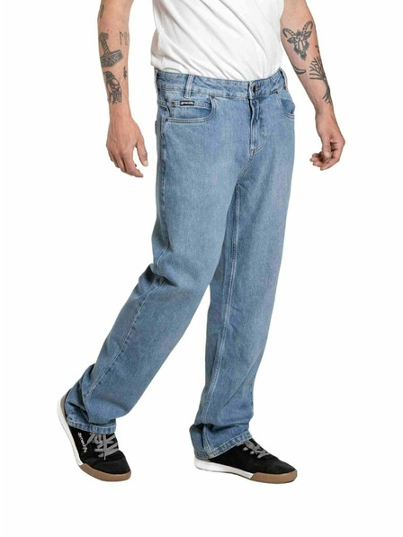 Meatfly Meatfly мъжки дънки Justyn Reborn Dirty Washed Denim