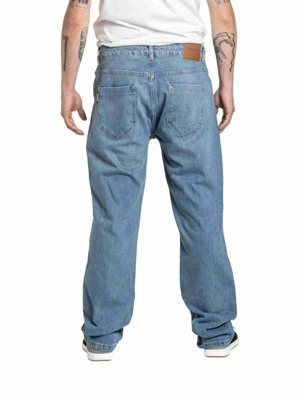 Meatfly Meatfly мъжки дънки Justyn Reborn Dirty Washed Denim