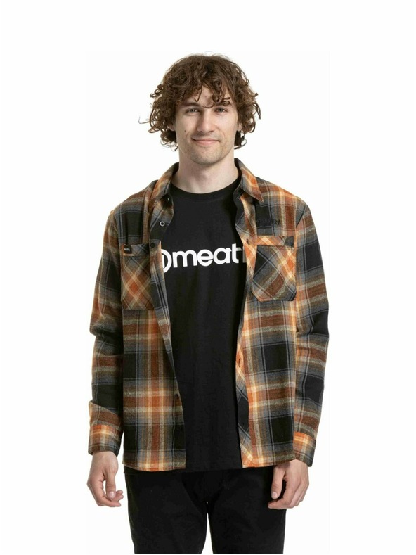 Meatfly Meatfly мъжка риза Kurt Blue / Red