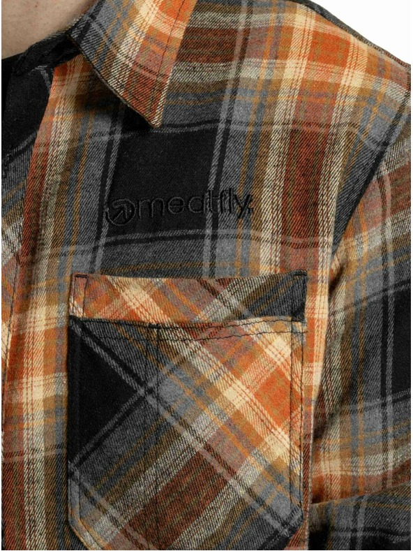 Meatfly Meatfly мъжка риза Kurt Blue / Red