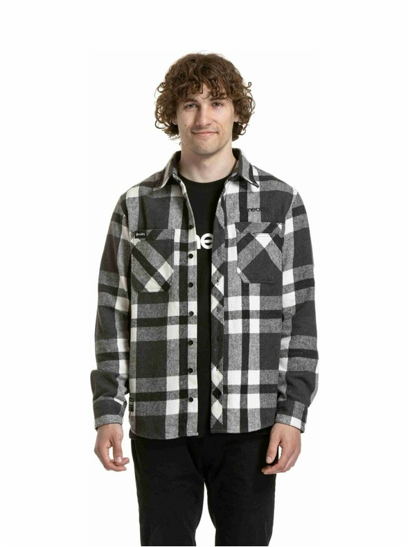 Meatfly Meatfly мъжка риза Woody Premium Black