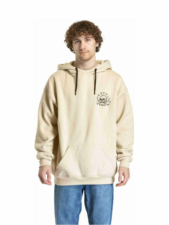 Meatfly Meatfly унисекс суитшърт Fry Skull Beige