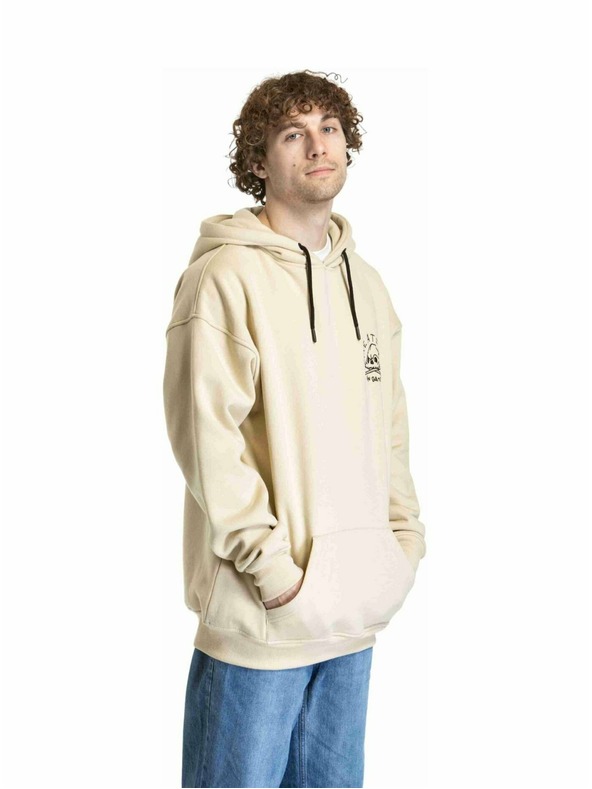 Meatfly Meatfly унисекс суитшърт Fry Skull Beige