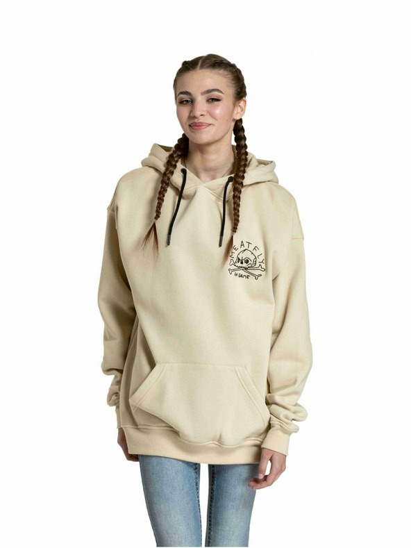 Meatfly Meatfly унисекс суитшърт Fry Skull Beige