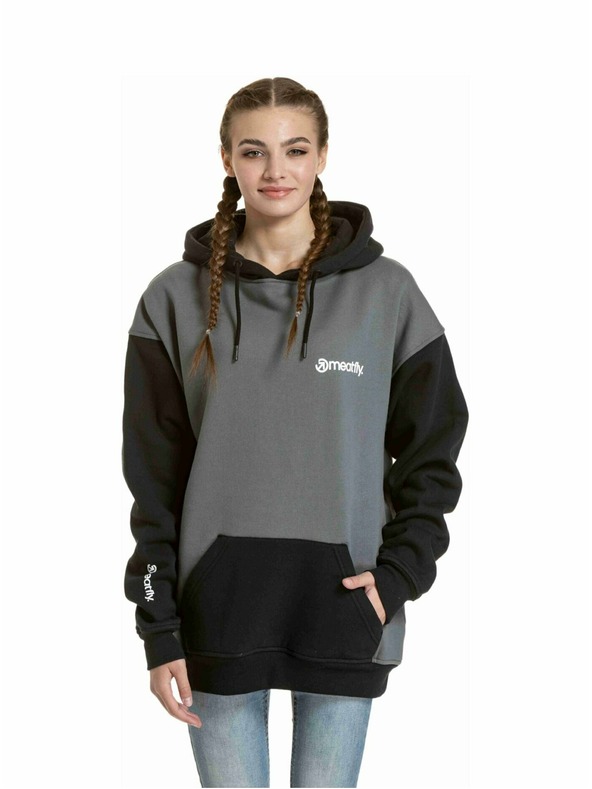 Meatfly Meatfly унисекс суитшърт Fry Black / Grey