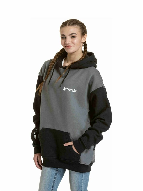 Meatfly Meatfly унисекс суитшърт Fry Black / Grey