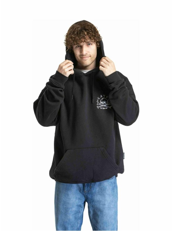 Meatfly Meatfly унисекс суитшърт Fry Skull Black