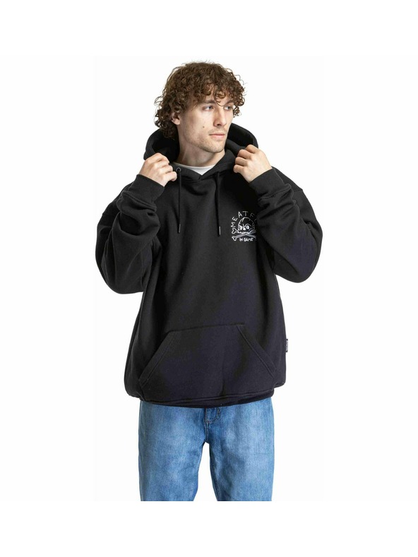 Meatfly Meatfly унисекс суитшърт Fry Skull Black