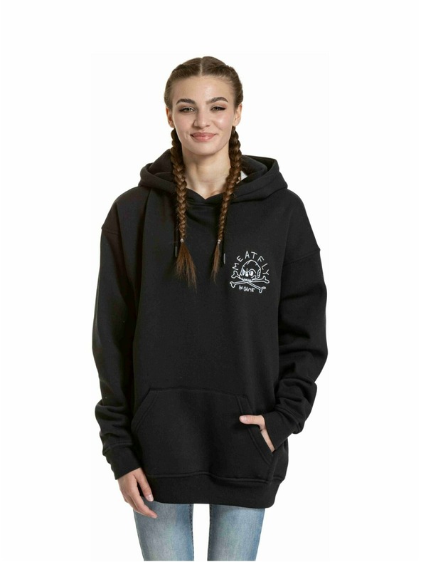 Meatfly Meatfly унисекс суитшърт Fry Skull Black