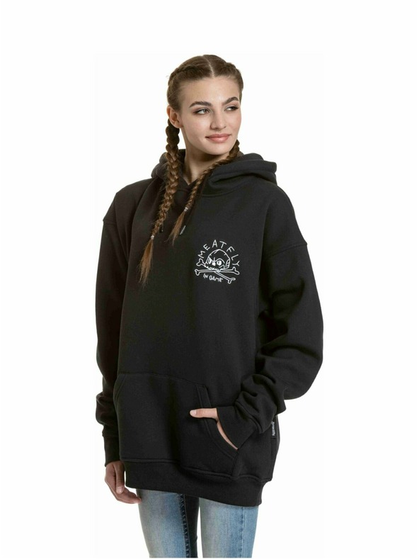 Meatfly Meatfly унисекс суитшърт Fry Skull Black