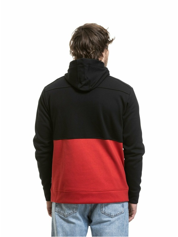 Meatfly Meatfly мъжка технична суитшърт Tason Red Light / Silver