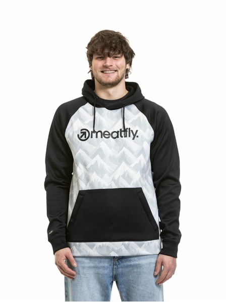 Meatfly Meatfly мъжка технична суитшърт Gravel White Mountains