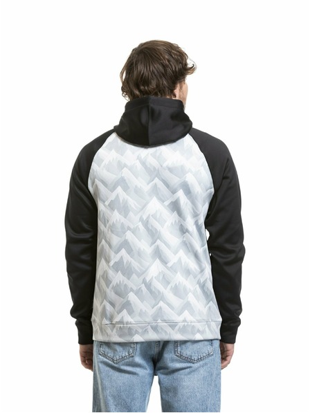 Meatfly Meatfly мъжка технична суитшърт Gravel White Mountains