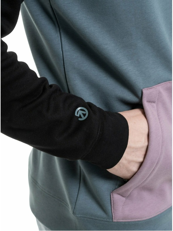 Meatfly Meatfly мъжка технична суитшърт Gravel Orchid / Blue Sea