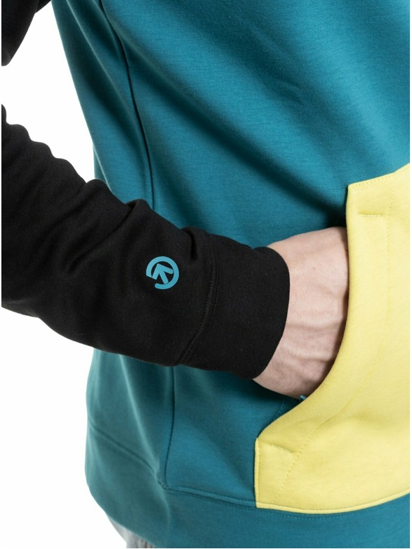 Meatfly Meatfly мъжка технична суитшърт Gravel Hb Blue / Lime