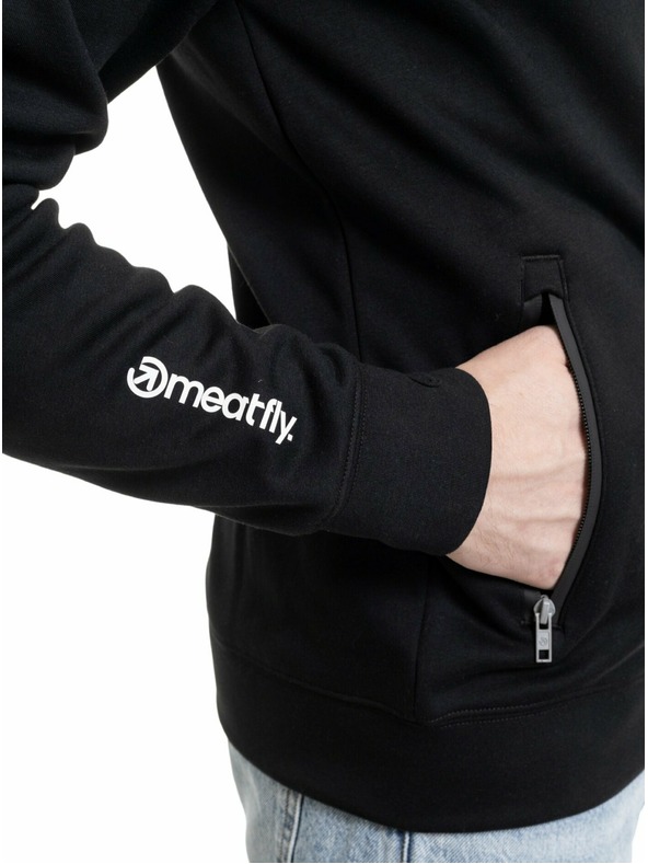 Meatfly Meatfly мъжки технически суитшърт Lightyear Grey / Black