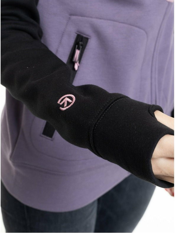 Meatfly Meatfly женски технически суитшърт Omni Purple