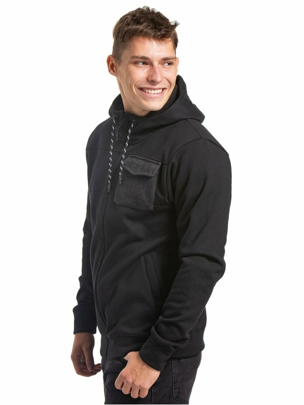 Meatfly Meatfly мъжки технически суитшърт Josh Black