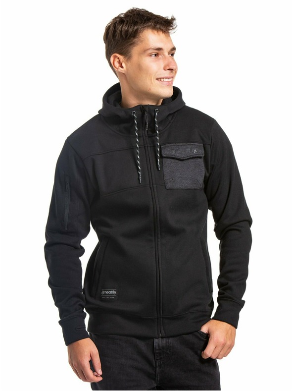 Meatfly Meatfly мъжки технически суитшърт Josh Black