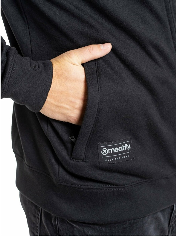 Meatfly Meatfly мъжки технически суитшърт Josh Black