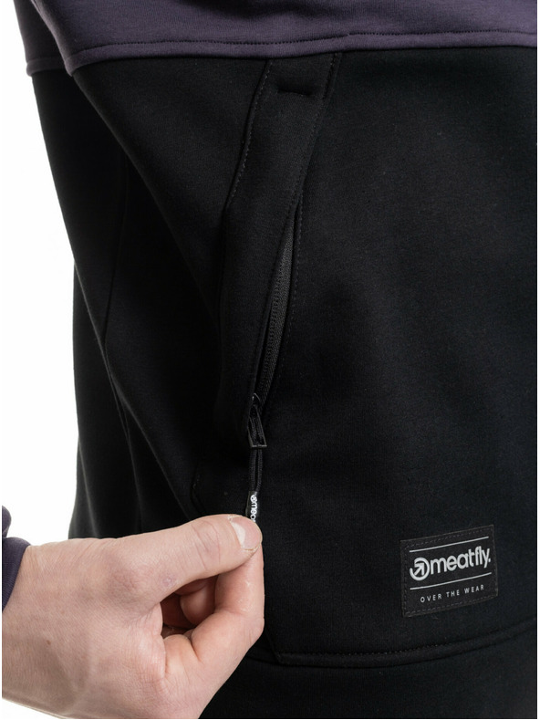 Meatfly Meatfly мъжки технически суитшърт Tason Purple