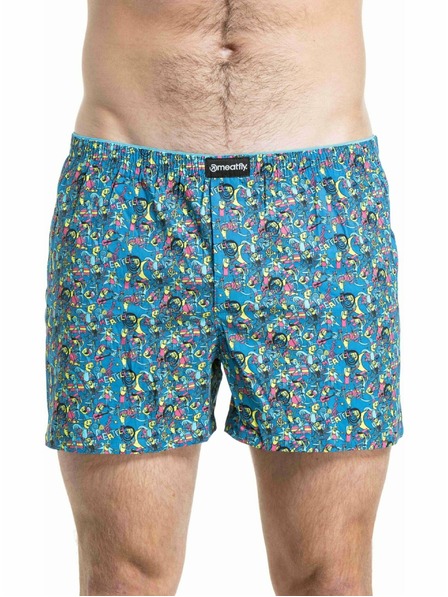 Meatfly Meatfly мъжки тренировъчни шорти Agostino Pink Partyboi / Cityboi Double Pack